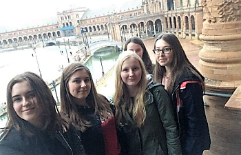 Uczniowie Jedynki na praktykach zawodowych w Sewilli