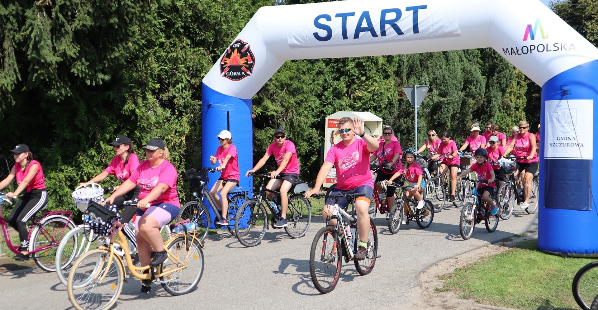 Rowerowa niedziela w Górce - tak świętują niepodległość!