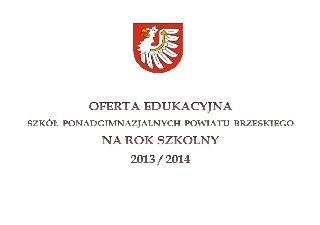 Oferta edukacyjna szkół ponadgimnazjalnych