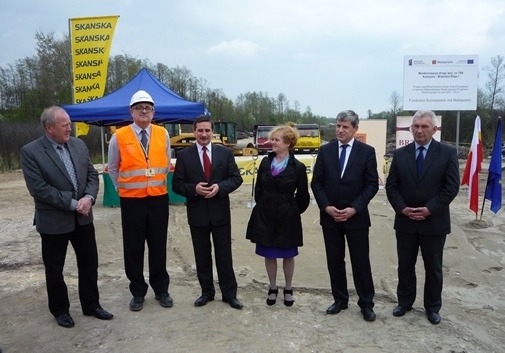 I etap modernizacji trasy Koszyce-Brzesko