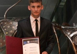 II miejsce w ogólnopolskim konkursie dla Mateusza Kozaka