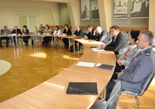 Posiedzenie Powiatowego Zespołu Zarządzania Kryzysowego