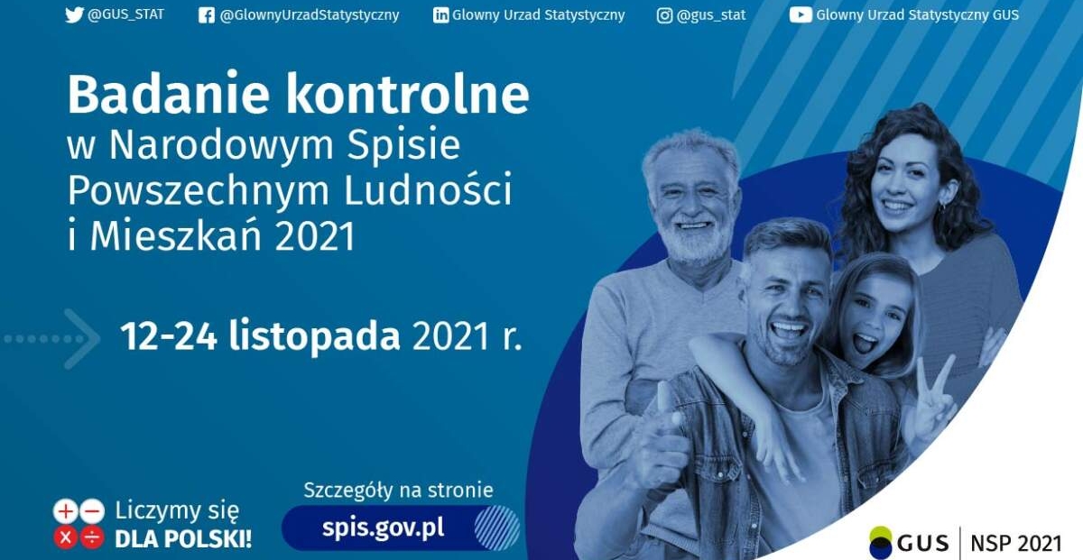 Badanie kontrolne w Narodowym Spisie Powszechnym Ludności i Mieszkań