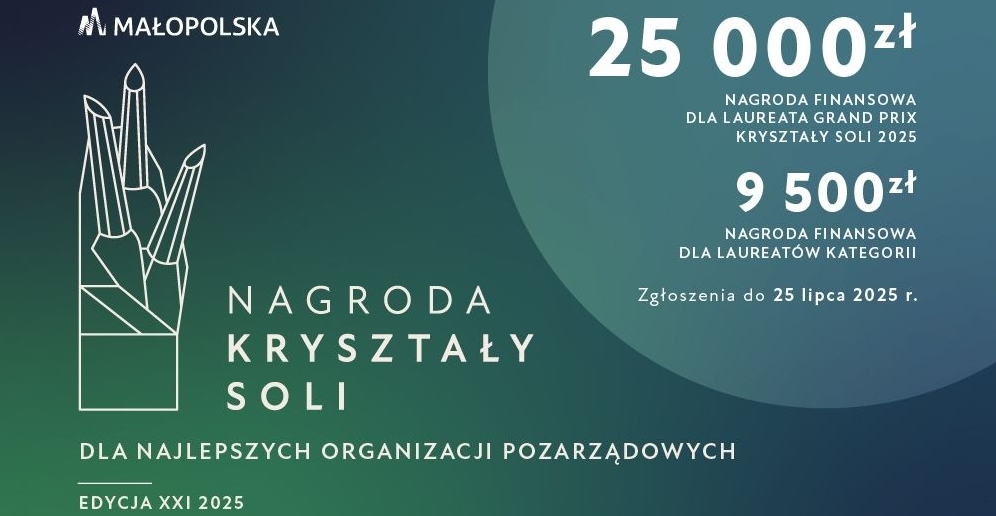 Nagoda Kryształy Soli - nabór do 25 lipca 2025 roku