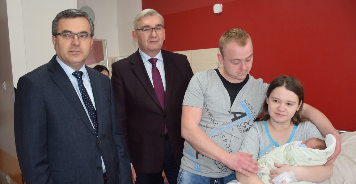 Chłopiec pierwszym nowonarodzonym Mieszkańcem Powiatu w 2019 r.