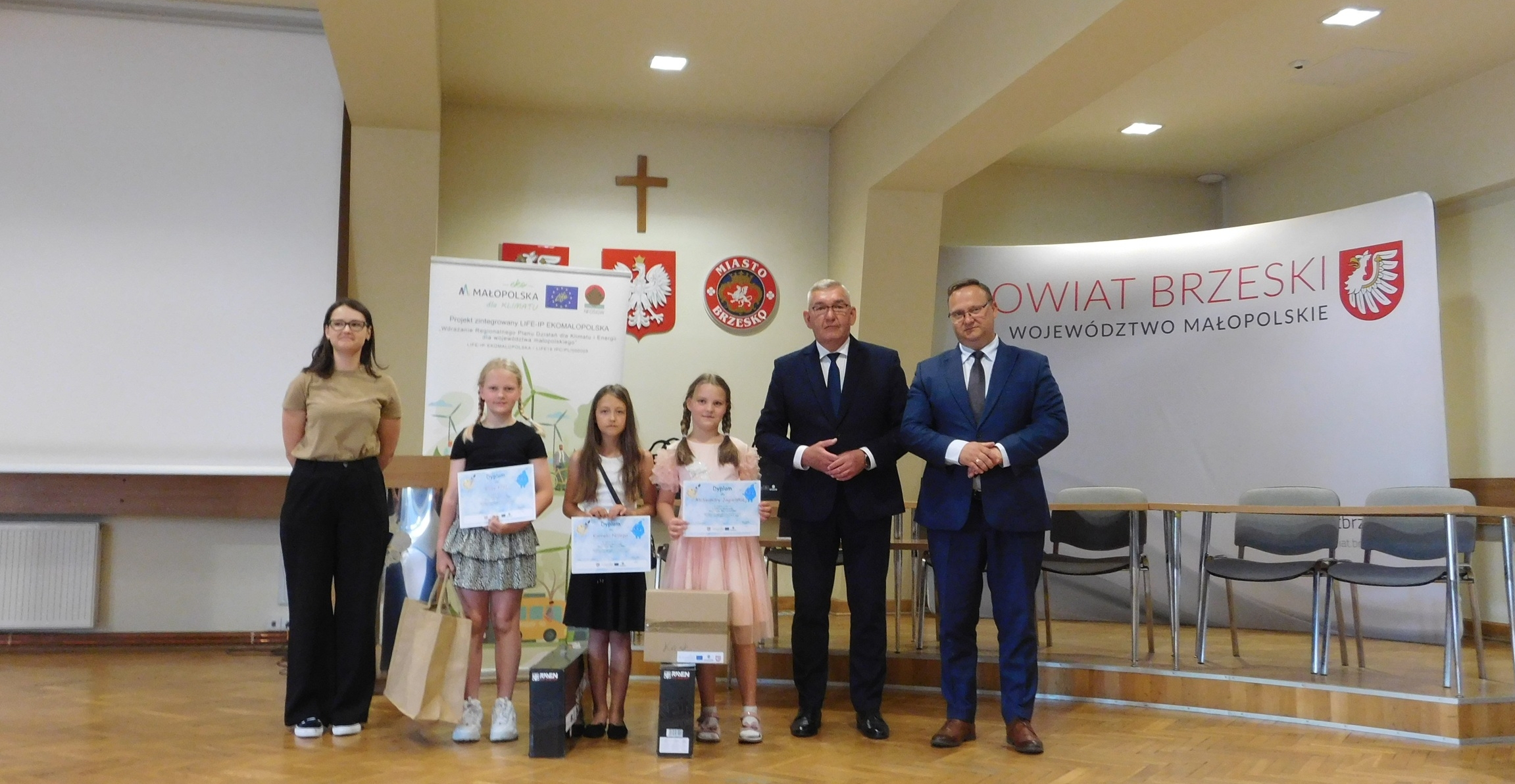 Uroczyste wręczenie nagród w konkursie plastycznym pn. Dbaj o wodę, dbaj o przyszłość!