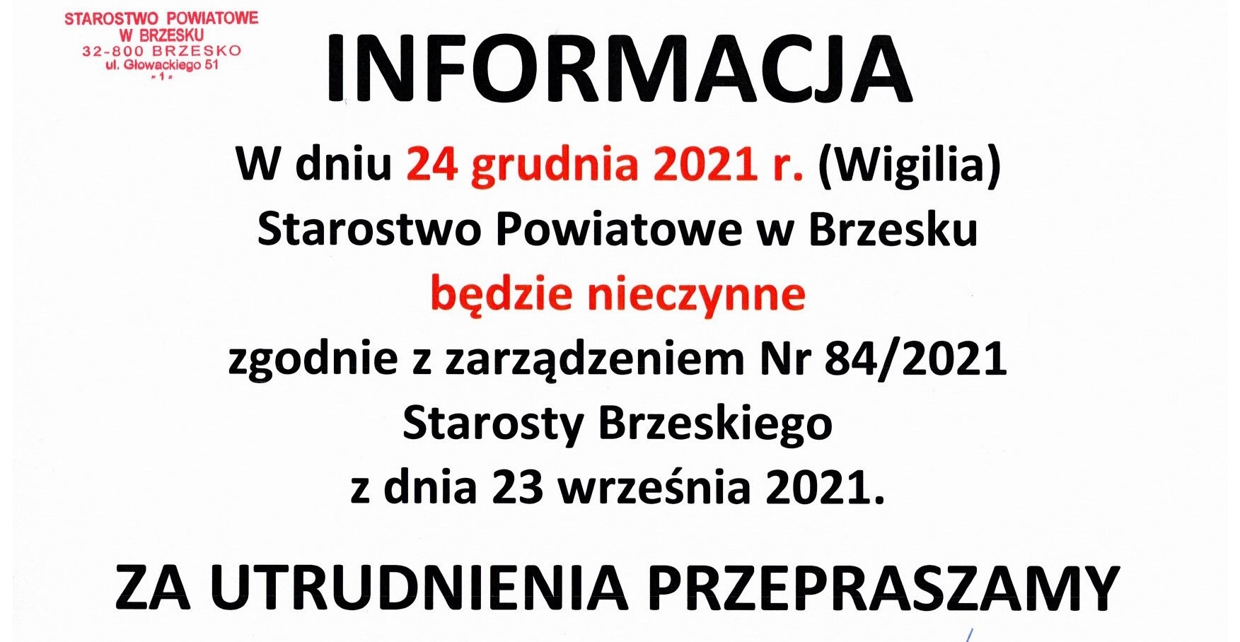 INFORMACJA