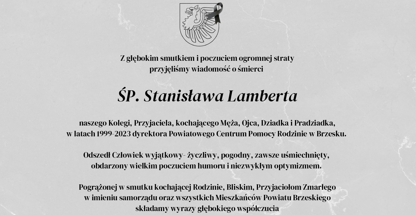 Z głębokim smutkiem żegnamy...