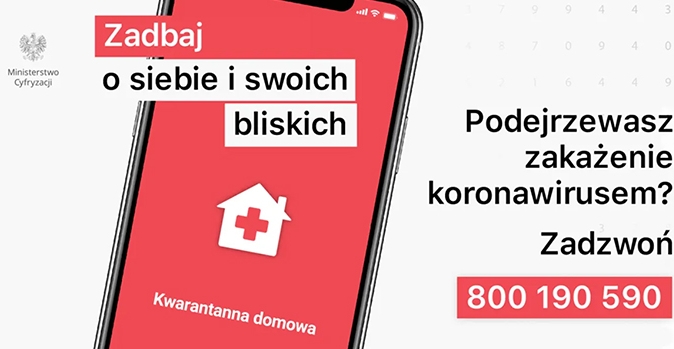 Aplikacja "Kwarantanna domowa" - pomóż sobie i nam