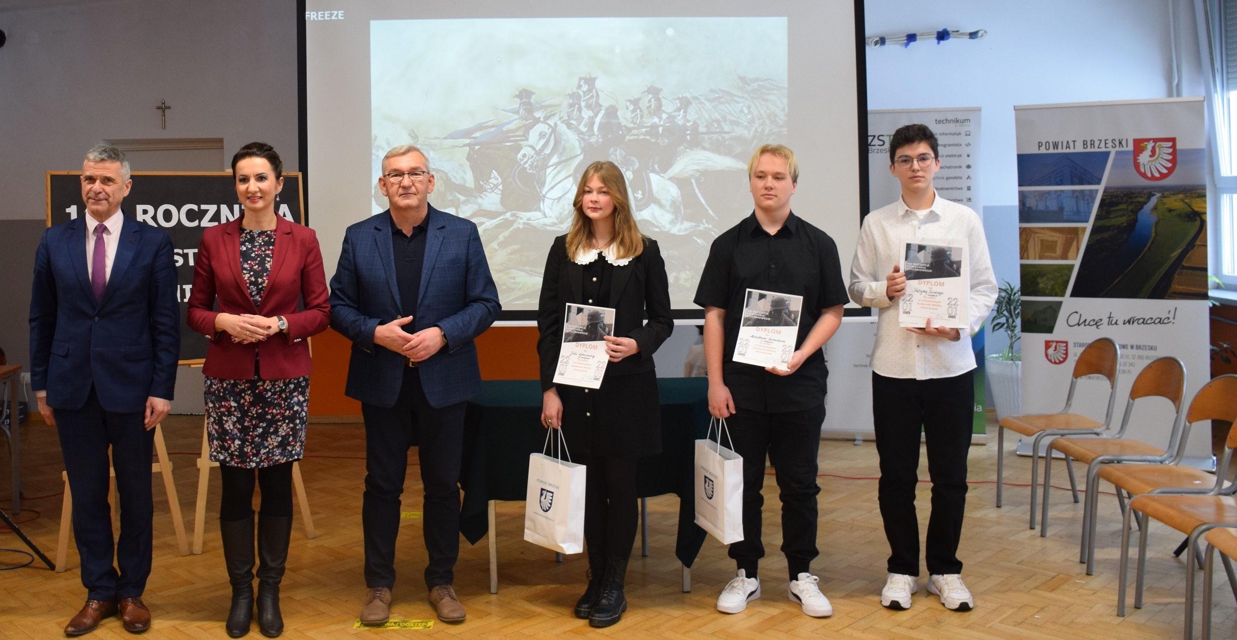 II Powiatowy Konkurs Wiedzy Historycznej pn. „160 rocznica Powstania Styczniowego”