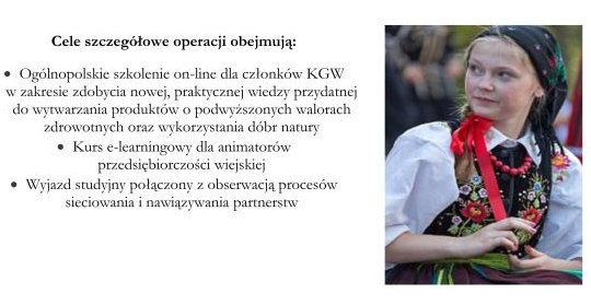 Projekt edukacyjny dla KGW oraz Kreatorów Przedsiębiorczości Wiejskiej (KPW)