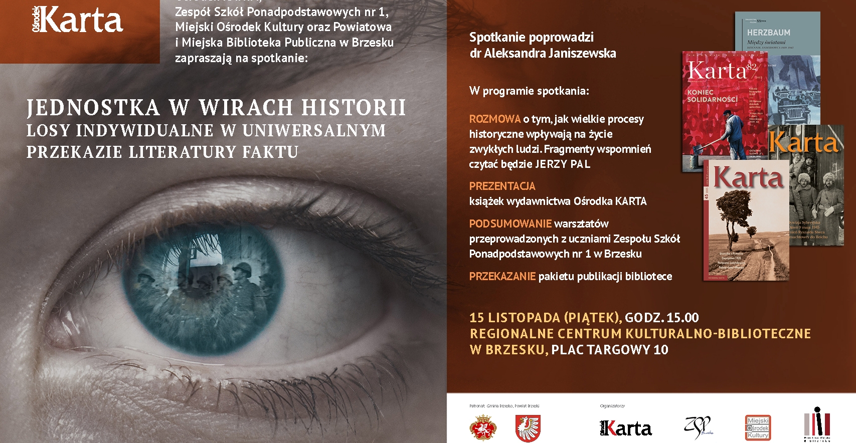 Zaproszenie do projektu w Zespole Szkół Ponadpodstawowych Nr 1 w Brzesku