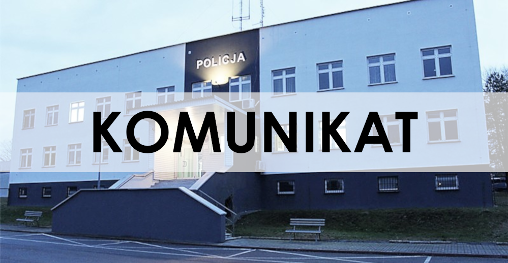 KOMUNIKAT - Komenda Policji w Brzesku