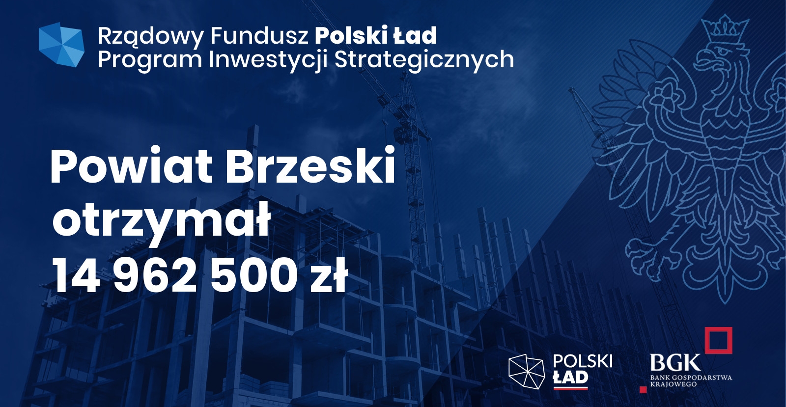 15 mln złotych dla Powiatu