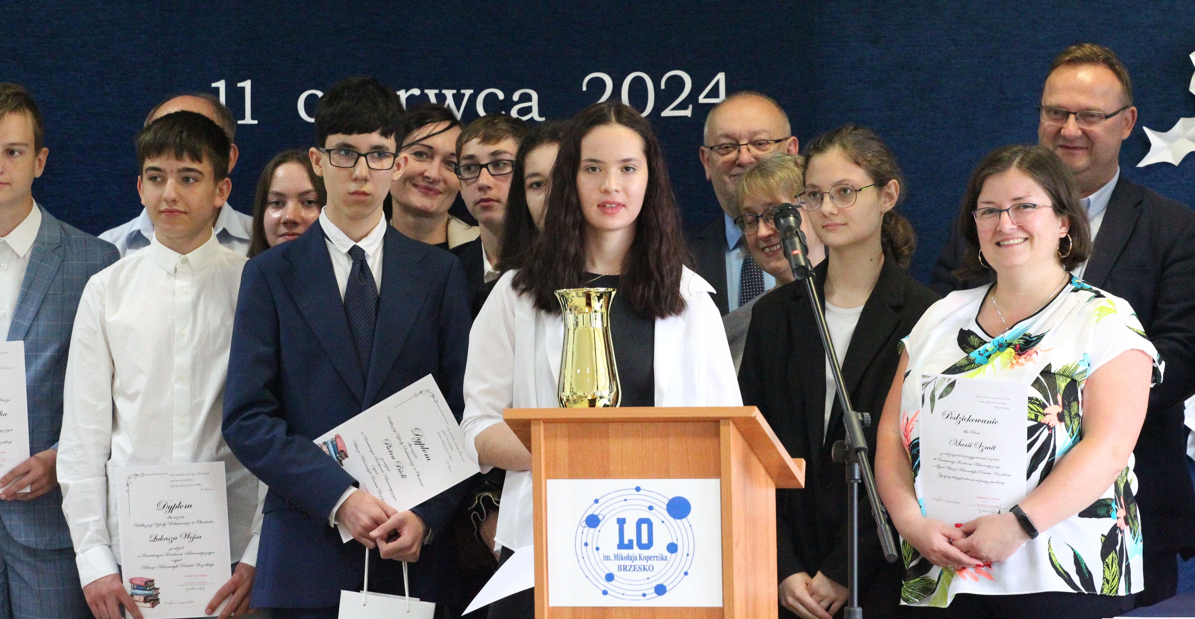 Zofia Nieć Mistrzynią Matematyki Powiatu Brzeskiego 2024
