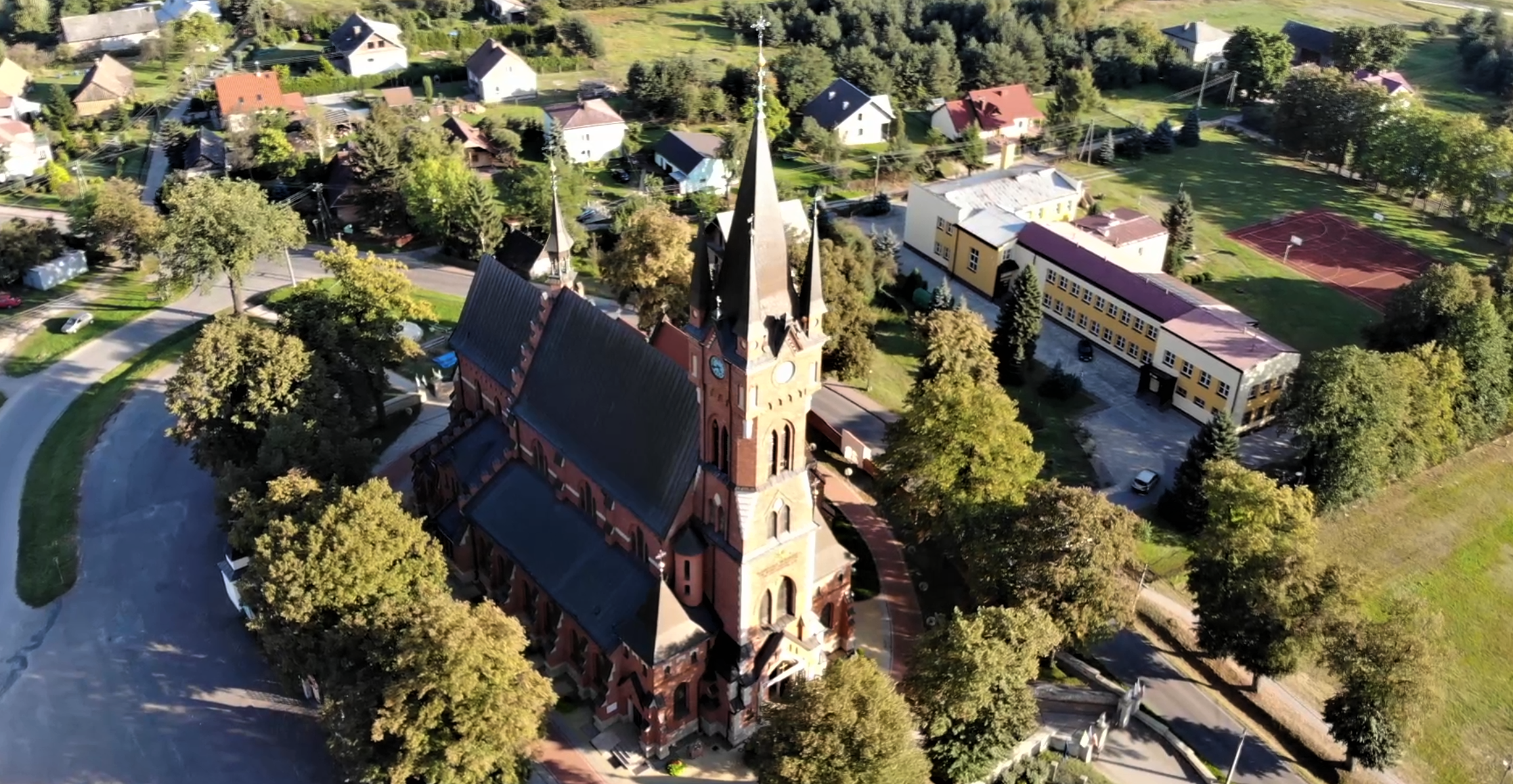 Zabytki Powiatu Brzeskiego z lotu ptaka - odcinek 6 - Sanktuarium Patrona Polski