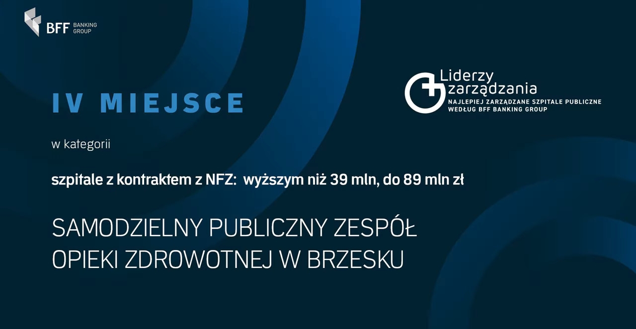Szpital w Brzesku wśród liderów w służbie zdrowia