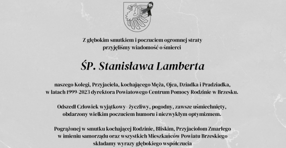 Z głębokim smutkiem żegnamy...