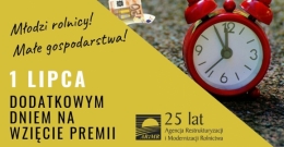 1 lipca dodatkowym dniem na wnioski dla rolników