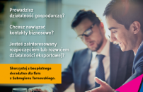 Bezpłatne doradztwo dla firm MŚP Subregionu Tarnowskiego!