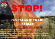 Niebezpieczne wypalanie traw