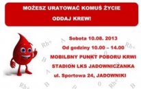 Oddaj krew ze sportowcami i strażakami 