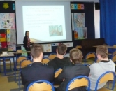 Przedstawiciele CAZ z wizytą w ZSP Nr 1 w Brzesku