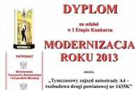 Konkurs Modernizacja Roku 2013