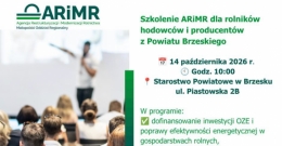 Spotkanie informacyjne dla rolników w Starostwie Powiatowym w Brzesku