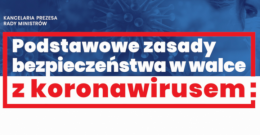 Podstawowe zasady w walce z koronawirusem