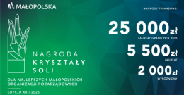 KRYSZTAŁY SOLI 2026 dla najlepszych NGO w Małopolsce