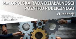 Dodatkowy nabór do Małopolskiej Rady Działalności Pożytku Publicznego w regionie Kraków