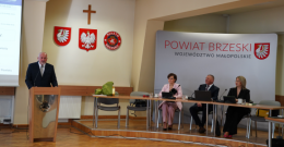Uroczysta XVII Sesja Rady Powiatu Brzeskiego