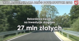 Modernizacja dróg powiatowych zaplanowanych na rok 2018