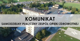 KOMUNIKAT - zmiany w udzielaniu świadczeń w poradniach