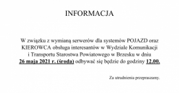 KOMUNIKAT - Wydział Komunikacji i Transportu