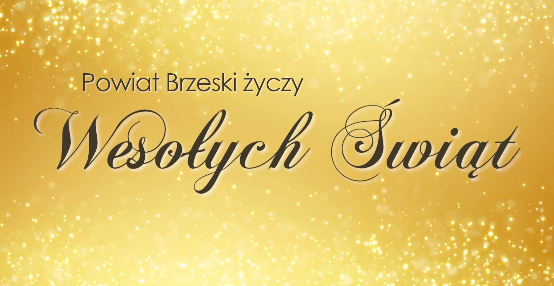 Powiat Brzeski życzy Wesołych Świąt!