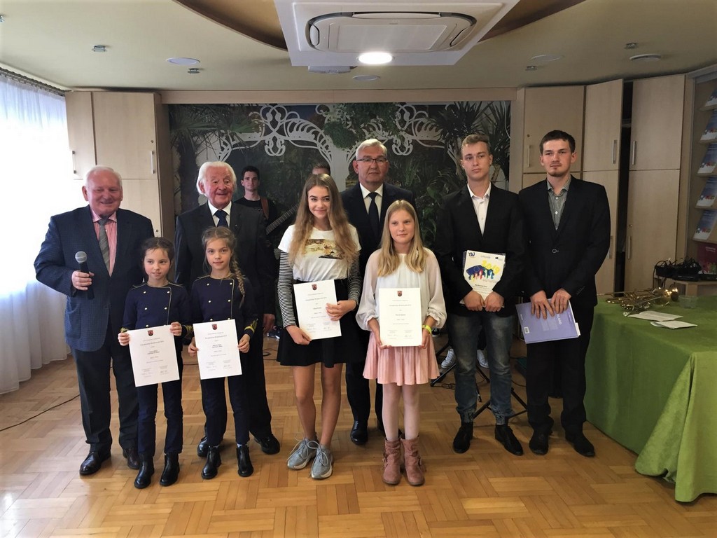 rozdanie nagród w międzynarodowym konkursie Europa w szkole