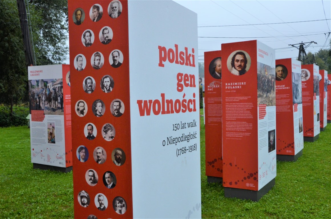 wystawa Polski Gen Wolności. 150 lat walk o Niepodległość