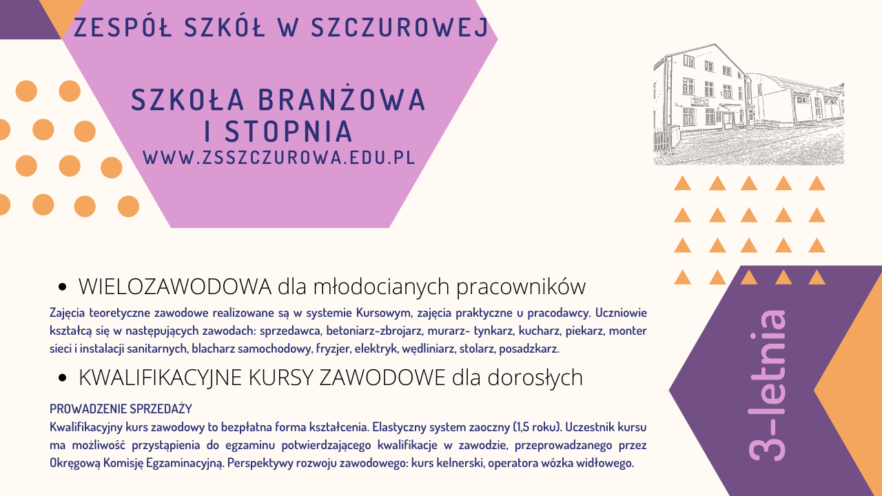 szkoła branżowa Szczurowa