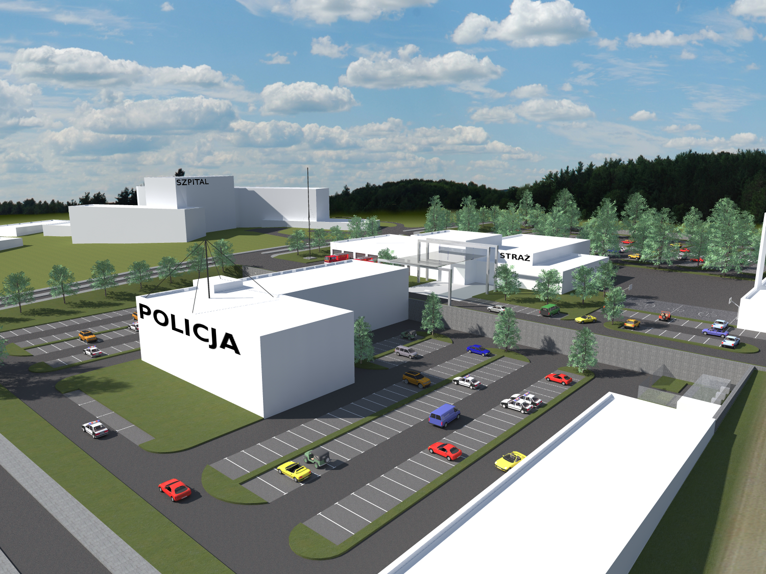 wstępna koncepcja centrum bezpieczeństwa