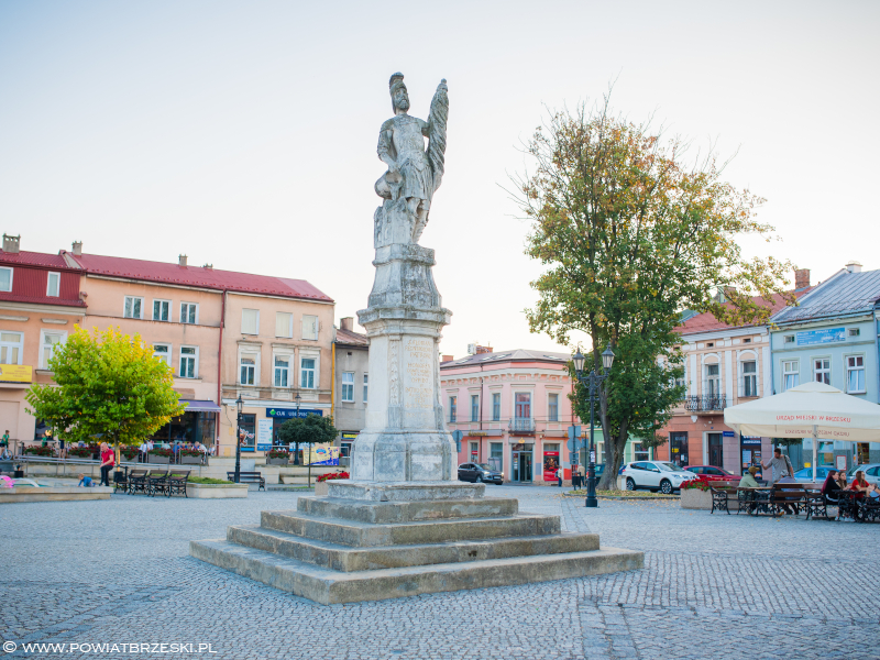 Figura Św. Floriana na brzeskim rynku