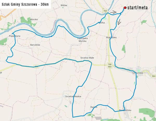 szlakiem Gminy Szczurowa - 30 km