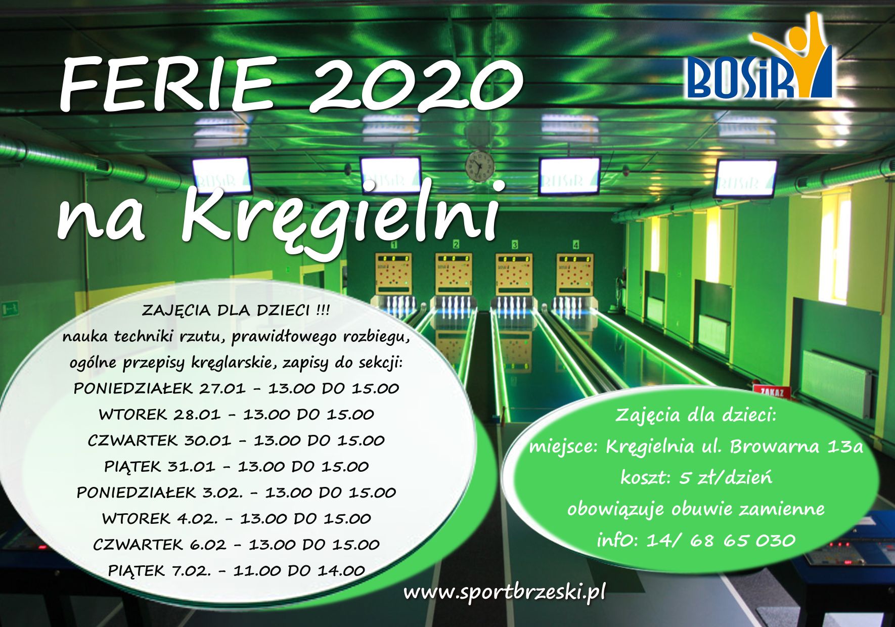 ferie w gminie Brzesko - harmonogram