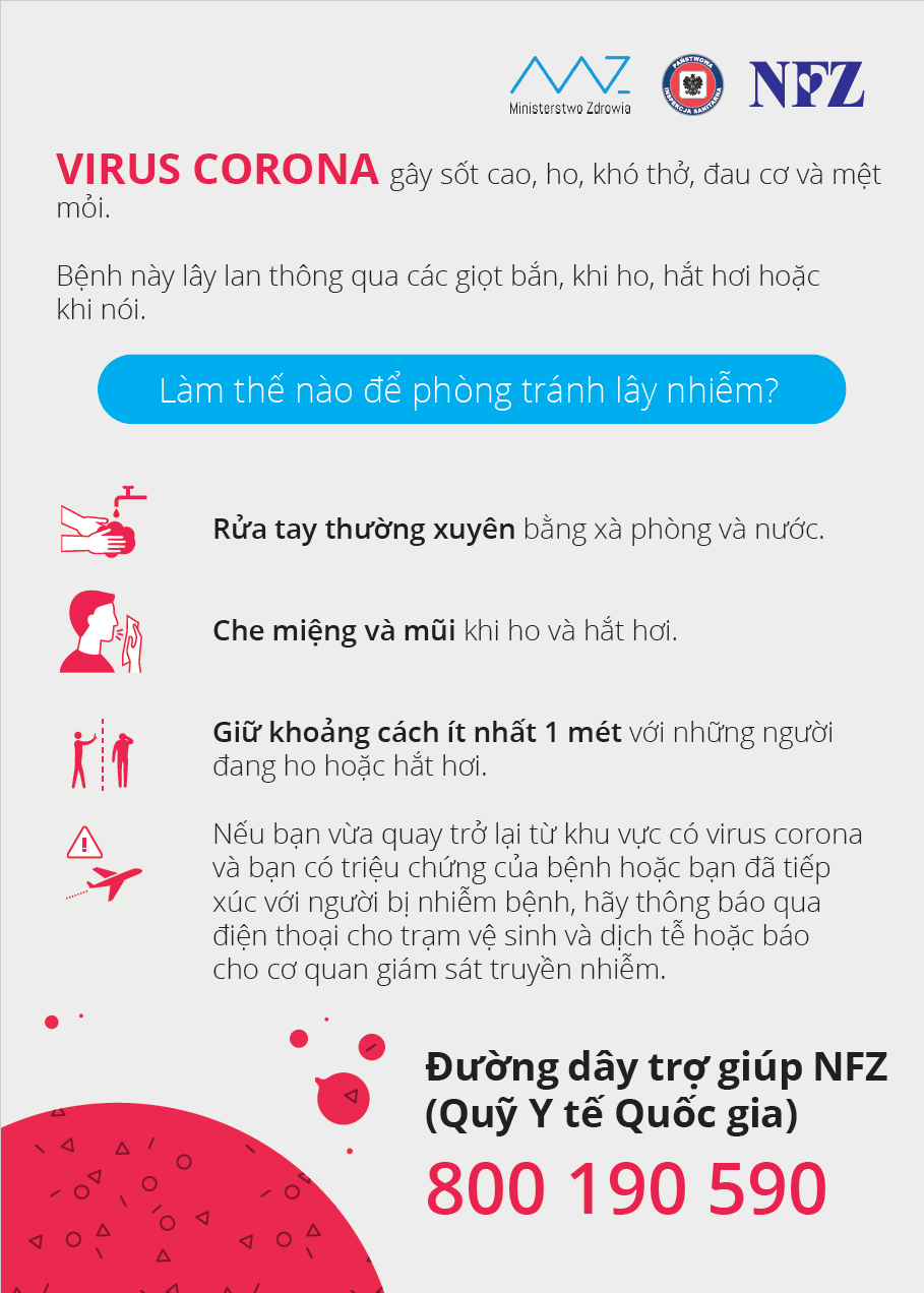 koronawirus - informacja po wietnamsku