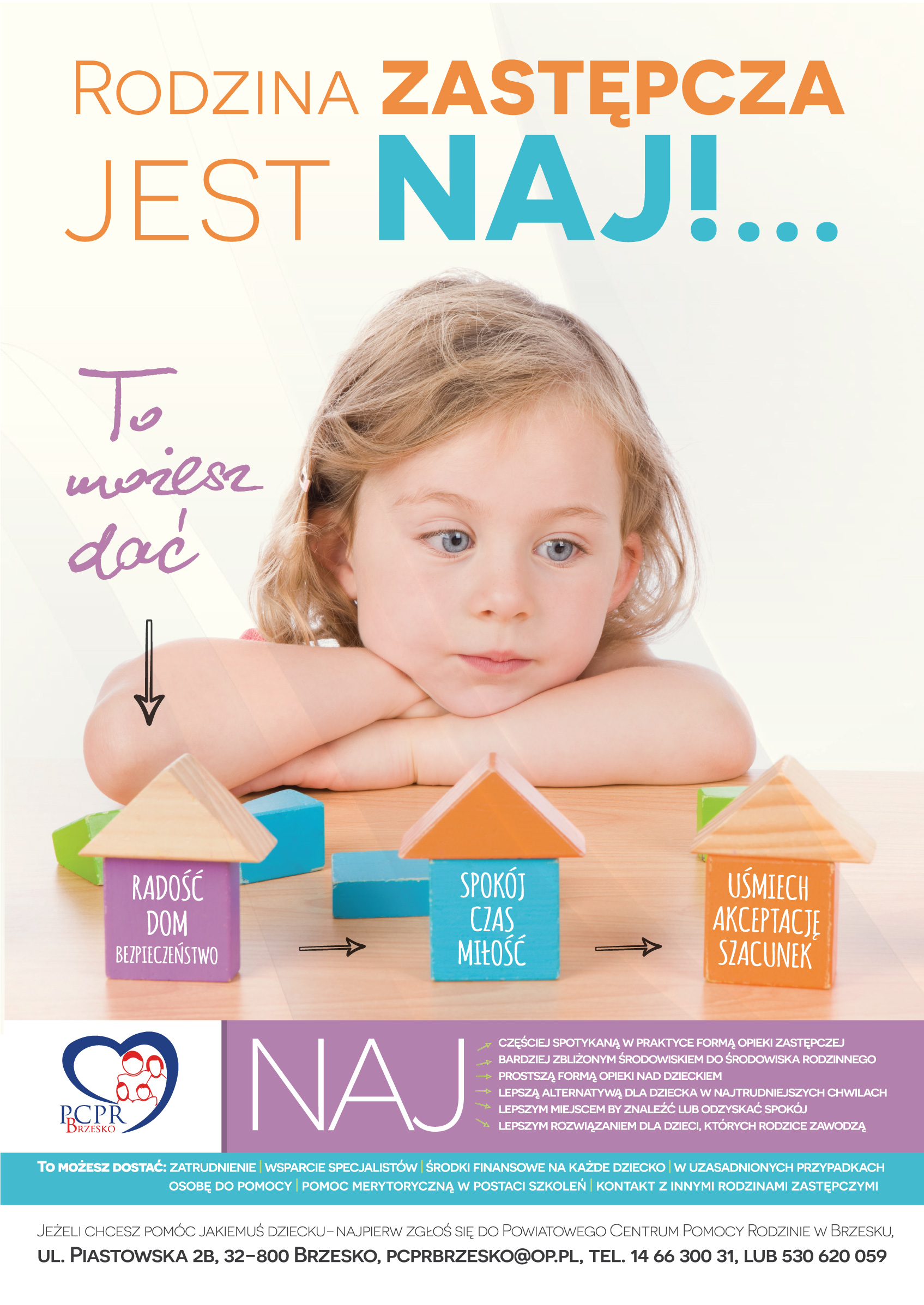 plakat - rodzina zastępcza