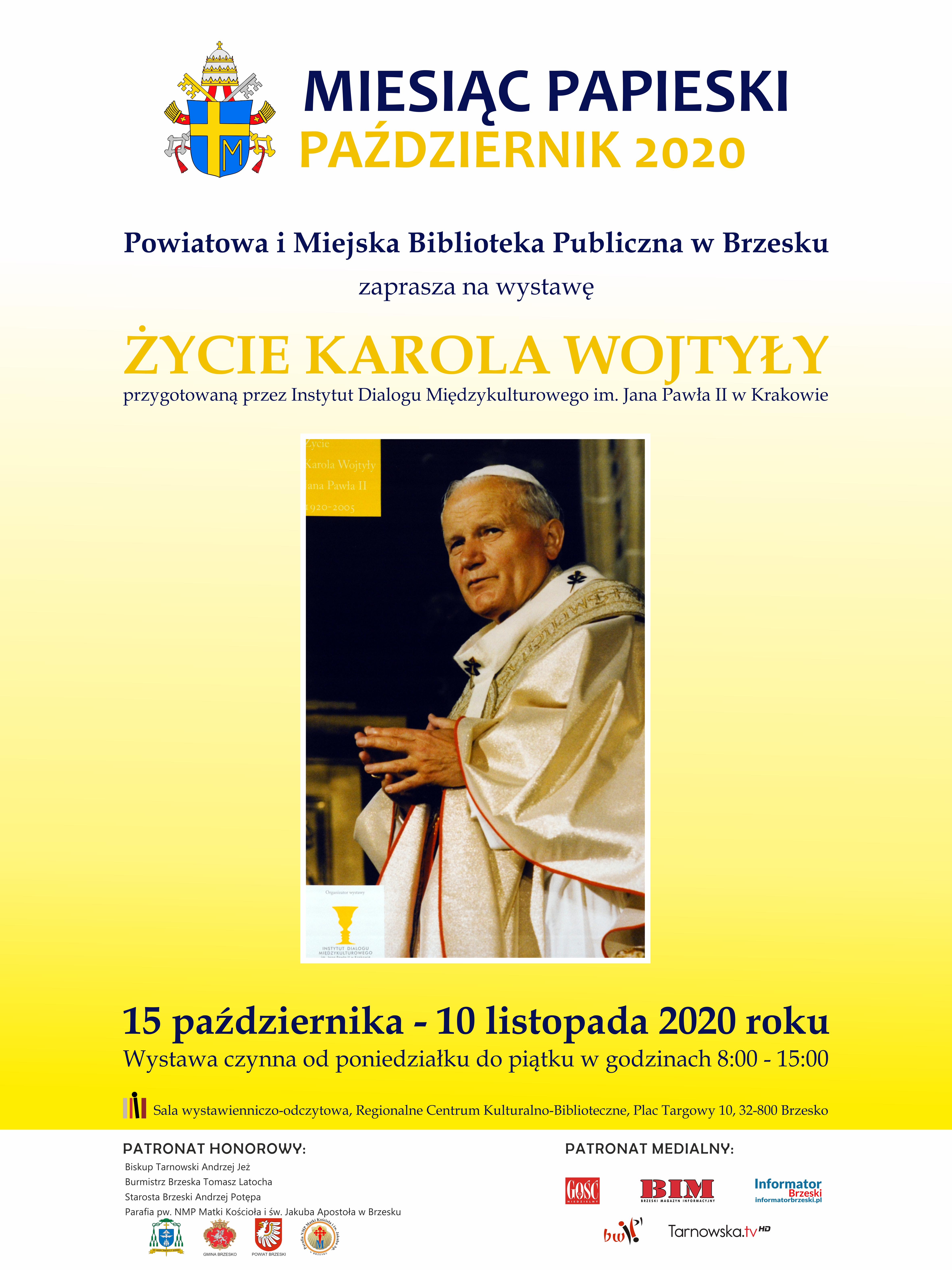 wystawa Życie Karola Wojtyły - plakat