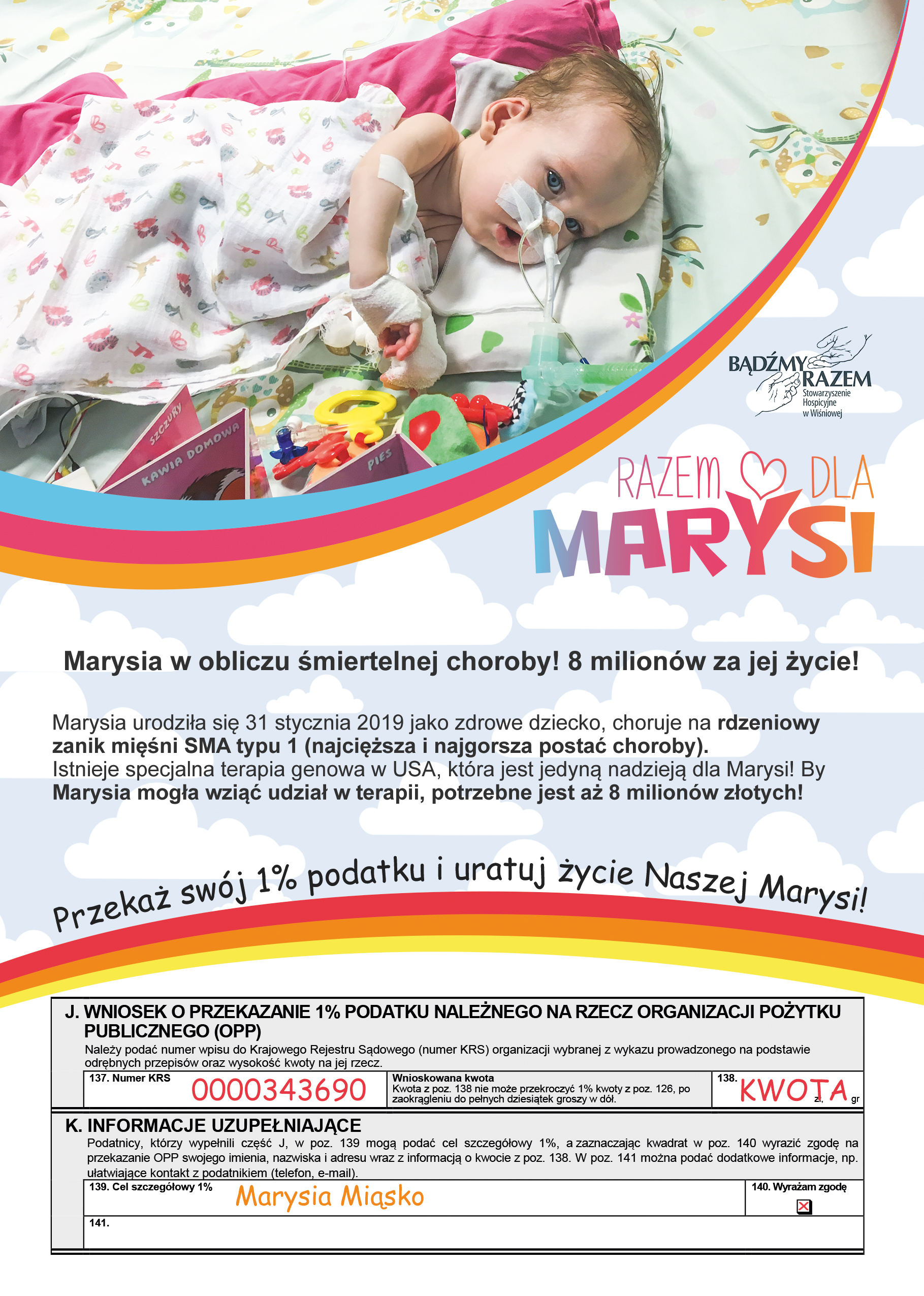 pomoc dla Marysi - ulotka