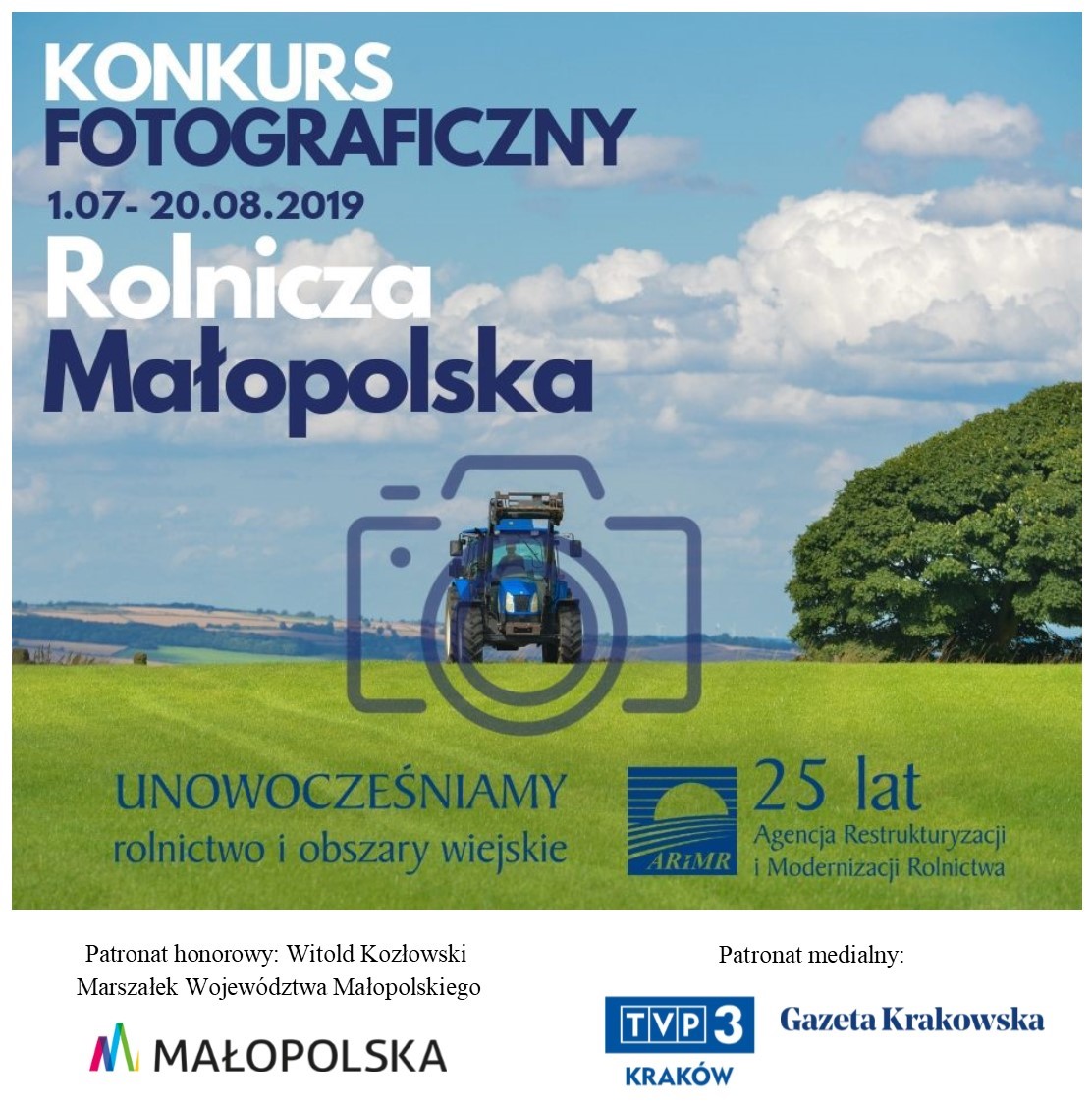 PLAKAT PROMUJĄCY Konkurs fotograficzny Rolnicza Małopolska