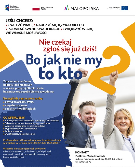 plakat promujący projekt Bo jak nie my to kto 2